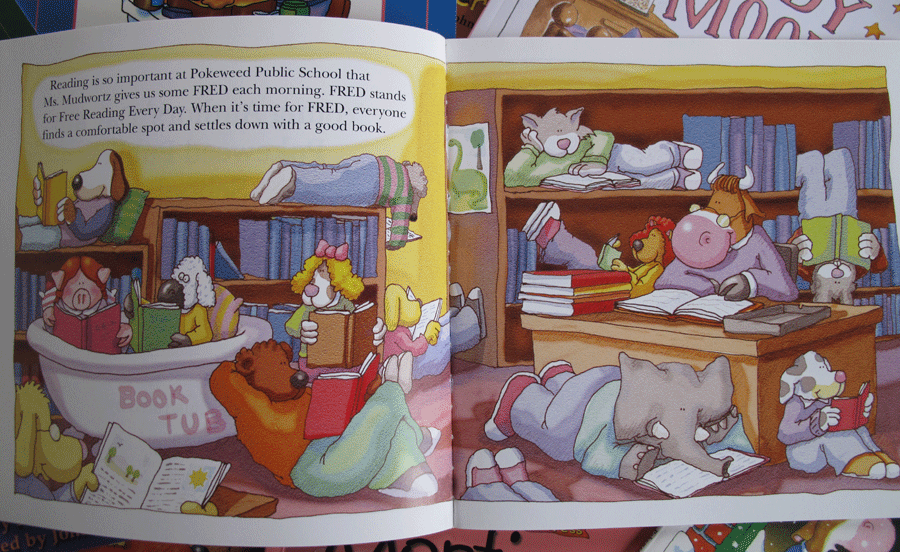 Young authors day sample spread 1