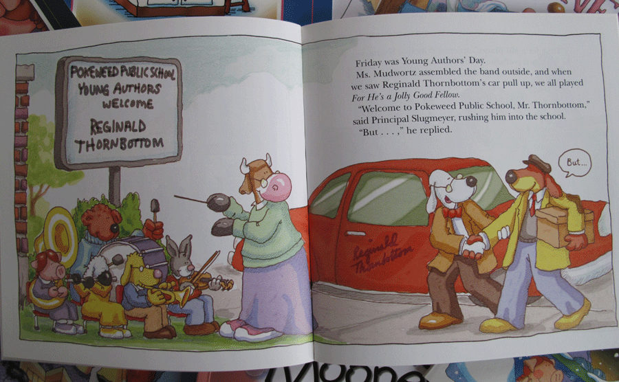 Young Authors Day sample spread 2